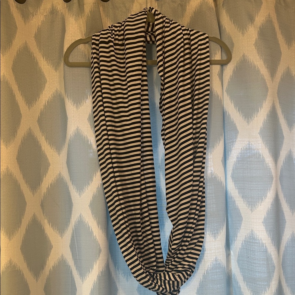 Calvin Klein Monochrome Striped Scarf